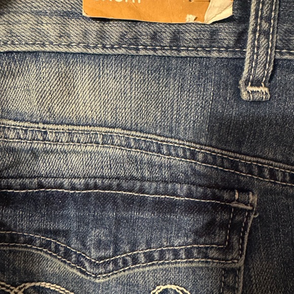 ❤️NWT Mossimo Supply Co. Lower Waist  Blue Jean Shorts Size: 5    #Z - Picture 6 of 10